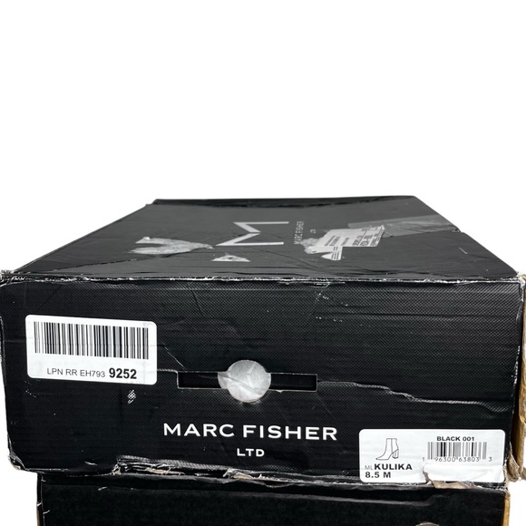 Marc Fisher Kulika Black Suede Pointed Heeled Bootie NWT Size 8.5 - Picture 12 of 12